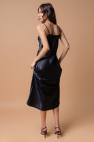 Classic, chic Women's Satin Maxi Dress