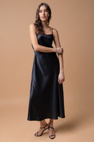 Classic, chic Women's Satin Maxi Dress