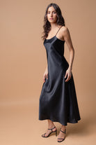 Classic, chic Women's Satin Maxi Dress
