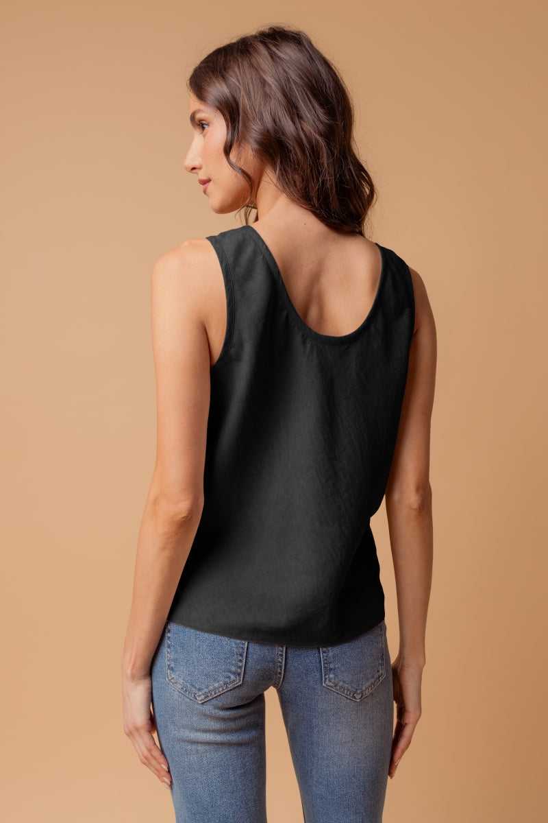 Chic Summer Tank Top Paired with Blue Jeans