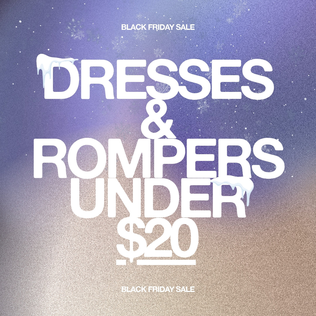 [Black Friday] Dresses & Romper Under  $20