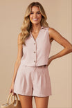 Soft Matte Cropped Vest Top