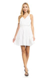 Sleeveless Surplice Tiered Dress