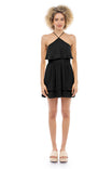 Halter Neck Double Layer Dress