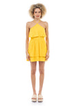 Halter Neck Double Layer Dress