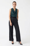 Sleeveless Cowl Neck Colorblock Jumpsuit