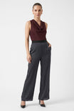 Sleeveless Cowl Neck Colorblock Jumpsuit