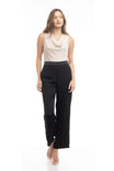 Sleeveless Cowl Neck Colorblock Jumpsuit