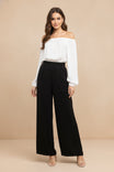 Off-Shoulder Color Block Jumpsuit