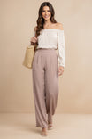 Off-Shoulder Color Block Jumpsuit