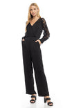 Lace Long Sleeved Jumpsuit