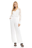 Lace Long Sleeved Jumpsuit