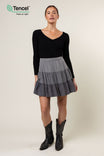 Ombre Tencel™ Tiered Skirt