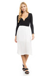 Waterfall Detail A-line Midi Skirt