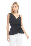 Asymmetric Cami Peplum Top