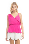 Asymmetric Cami Peplum Top