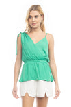 Asymmetric Cami Peplum Top