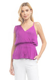 Asymmetric Cami Peplum Top