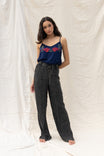 Embroidered Rose Cami
