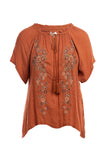 Embroidery Boho Blouse