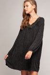 Neck Embellishment Dress