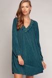 Neck Embellishment Dress