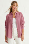 Long Sleeve Button Down Striped Shirt