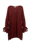 Embroidered Mineral Wash Dress