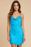 Cowl Neck Mini Dress