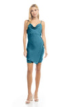 Cowl Neck Mini Dress