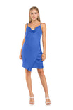 Cowl Neck Mini Dress