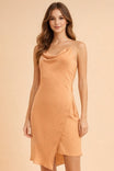 Cowl Neck Mini Dress