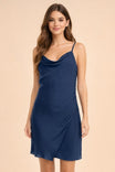 Cowl Neck Mini Dress