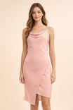 Cowl Neck Mini Dress