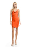 Cowl Neck Mini Dress