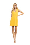 Twist Back Mini Dress