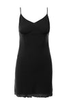 Lettuce Hem Mini Slip Dress