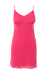 Lettuce Hem Mini Slip Dress