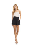 Lace Detail Flare Shorts