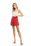 Lace Detail Flare Shorts