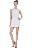 Slit Racer Back Romper