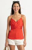 V-neck Overlap Detail Cami