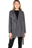 Long Sleeve Trench Blouse