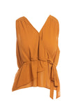 Cami V-neck Cross Over Top