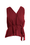 Cami V-neck Cross Over Top