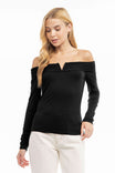 Off Shoulder Knot Blouse