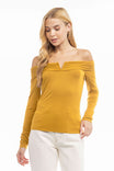 Off Shoulder Knot Blouse