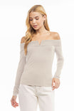 Off Shoulder Knot Blouse