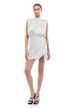 Mock Neck Mini Dress