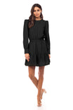 Long Sleeve Frill Mini Dress